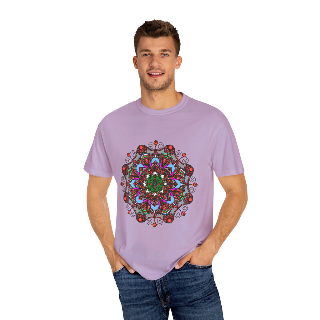 Unisex Mandala T-Shirt with detailed and beautiful Mandala Art