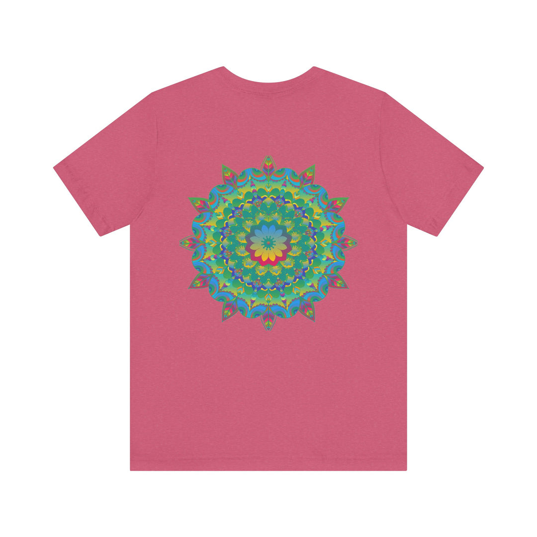 Beautiful Mandala Tee featuring intricate spiritual design for peace & harmony