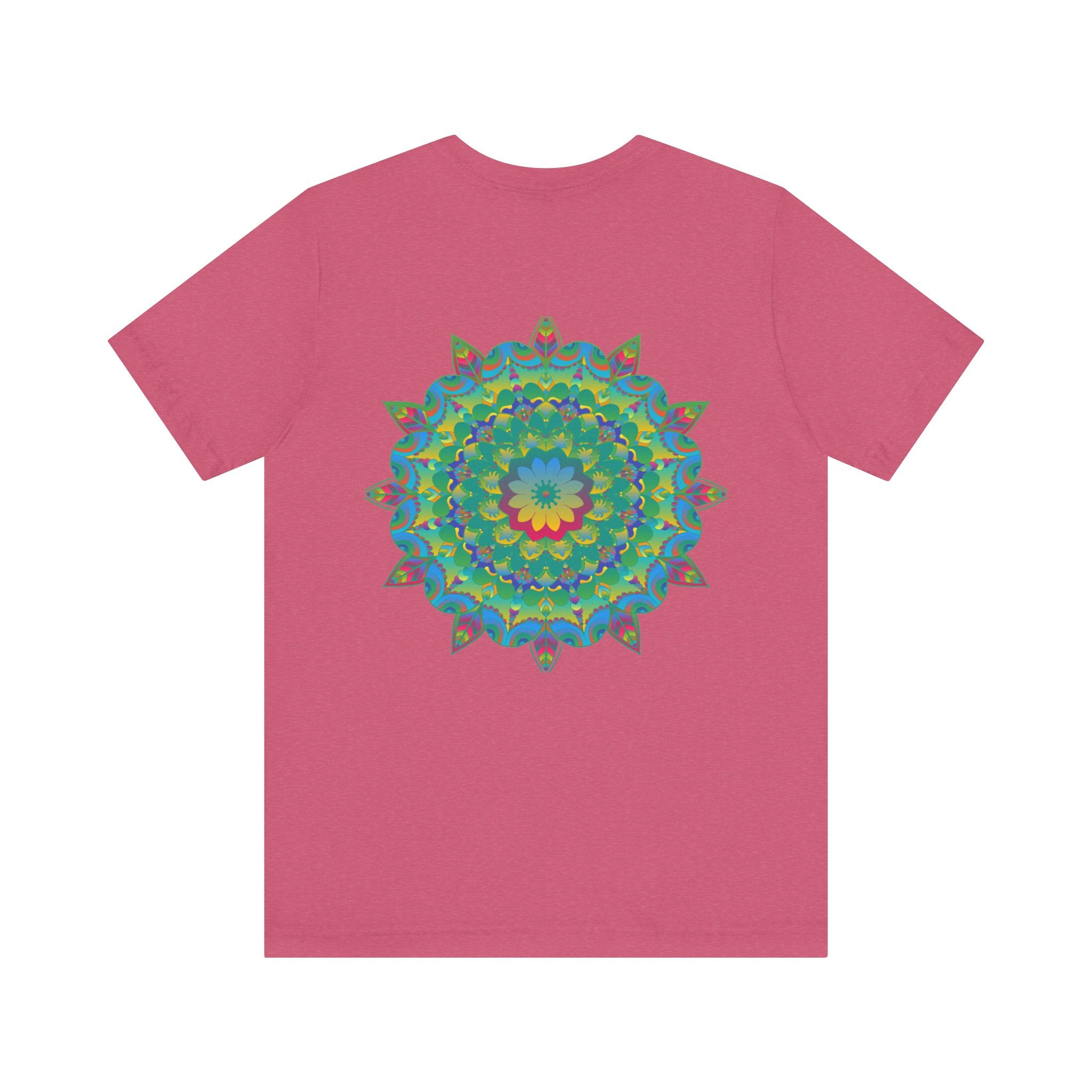 Beautiful Mandala Tee featuring intricate spiritual design for peace & harmony