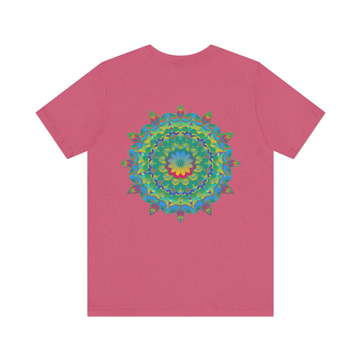 Beautiful Mandala Tee featuring intricate spiritual design for peace & harmony