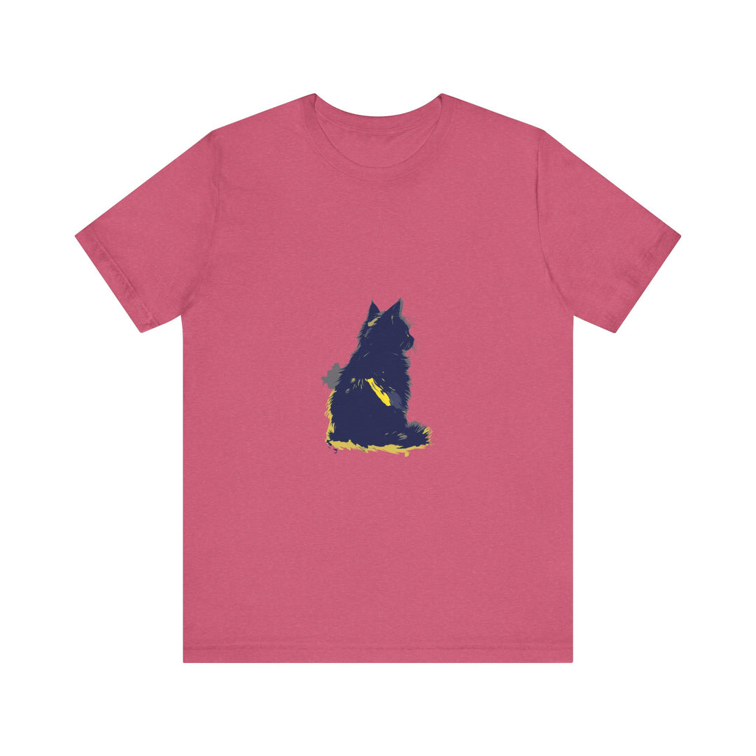 Blue Cat Mystery T-Shirt with a Cool Cat Design - A stylish and trendy shirt for cat lovers