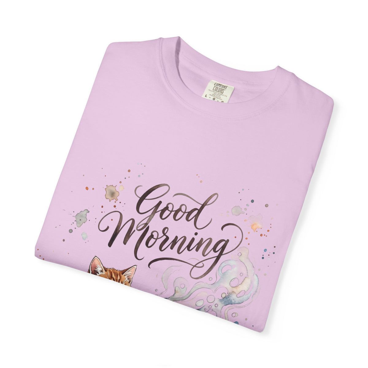 Good Morning Cat Coffee T-Shirt