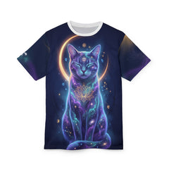 Cosmic Cat Spirit Surreal Tee