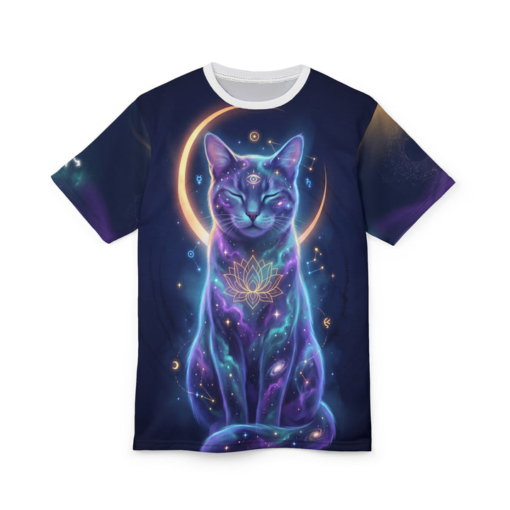 Cosmic Cat Spirit Surreal Tee