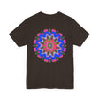 Vibrant Mandala Tee featuring intricate spiritual design symbolizing peace and harmony