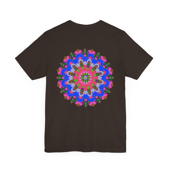 Vibrant Mandala Tee featuring intricate spiritual design symbolizing peace and harmony