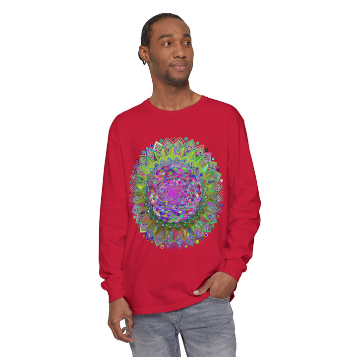 Unisex t-shirt with a stunning and detailed mandala design