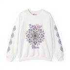 Felpa Mandala "Mamma Potente" in Morbide Tonalità Pastello