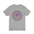 Beautiful Mandala Tee with colorful and intricate design for inner peace