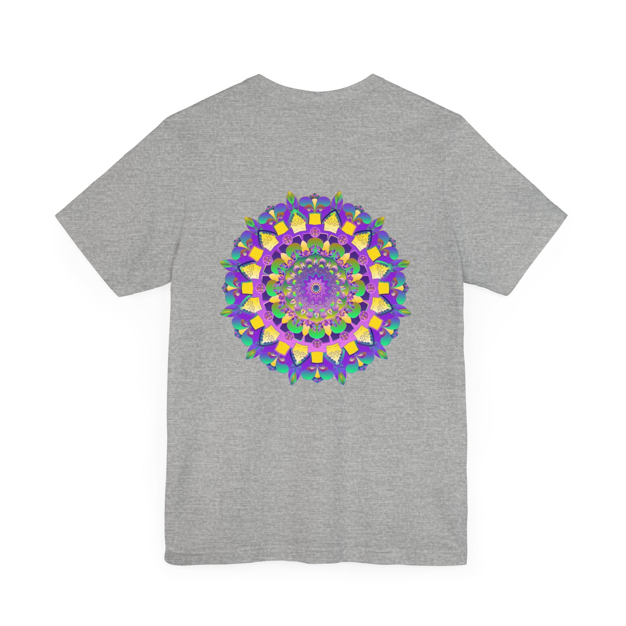 Beautiful Mandala Tee with colorful and intricate design for inner peace