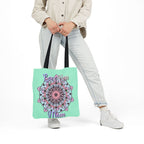 Mandala 'Love You Mom' Canvas Tote — Floral Mother's Day Gift Bag