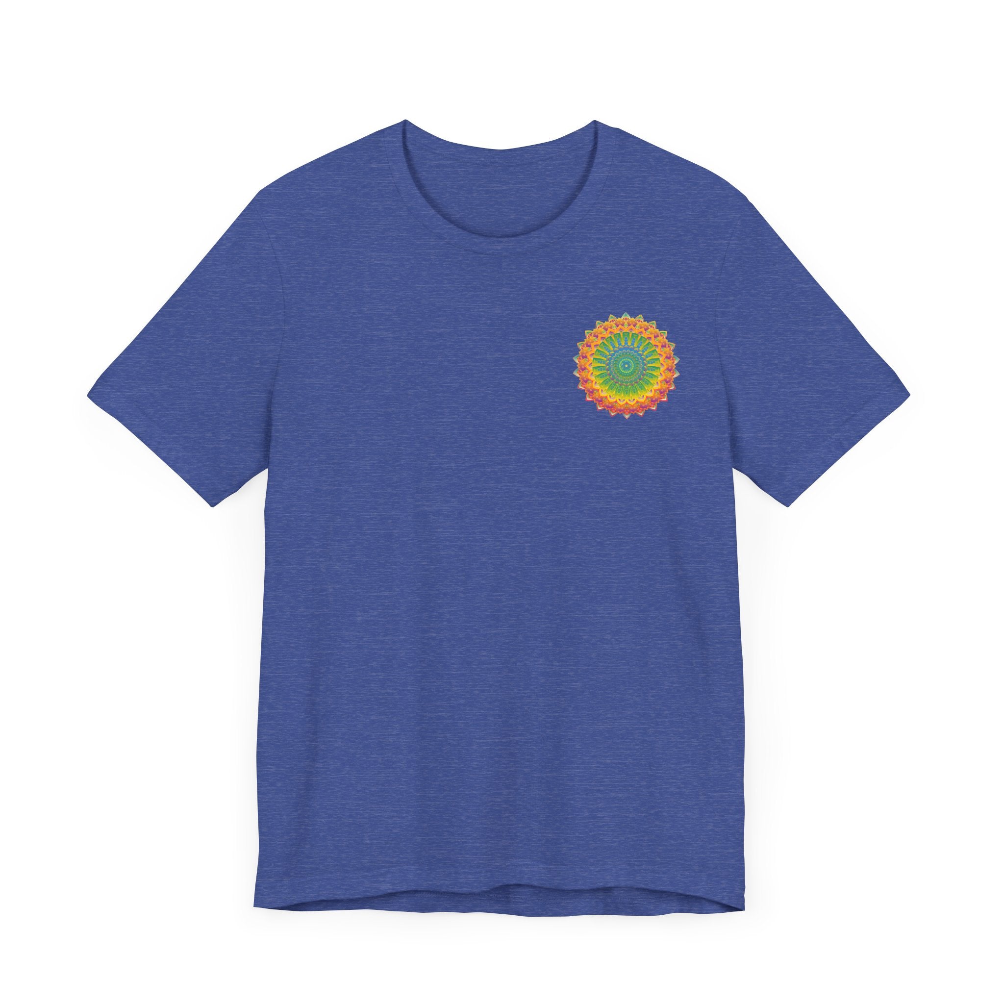 Vibrant Mandala Tee featuring a beautiful design symbolizing spiritual peace and harmony, perfect for adding a touch of tranquility to your wardrobe