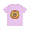 Stunning Intricate Mandala T-Shirt in Vibrant Colors and Geometric Patterns