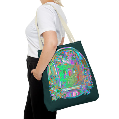 Mystisches Natur-Mandala Stofftasche