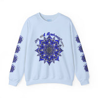 10th Anniversary Tin and Aluminum Love unisex sweatshirt with metallic silver design