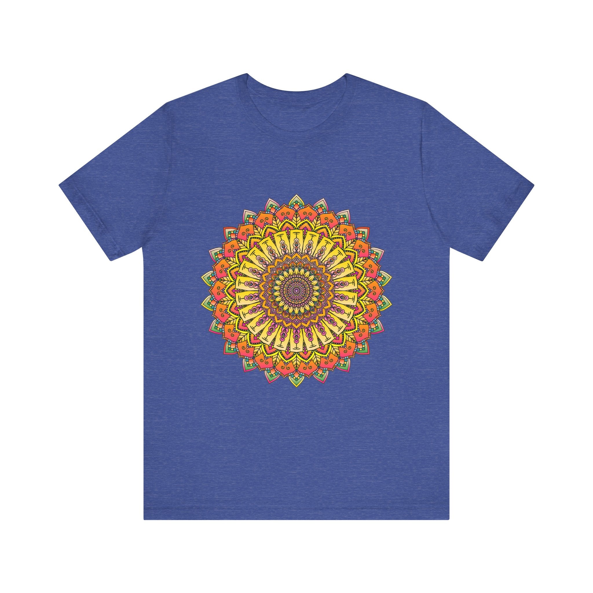 Intricate Mandala T-Shirt - Colorful Geometric Design 12