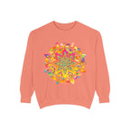 Colorful Mandala Sweatshirt featuring intricate and vibrant mandala design, perfect for adding a stylish and unique touch to your wardrobe