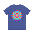 Beautiful Mandala Tee with intricate design, promoting Spiritual Peace & Harmony, perfect for yoga and meditation enthusiasts