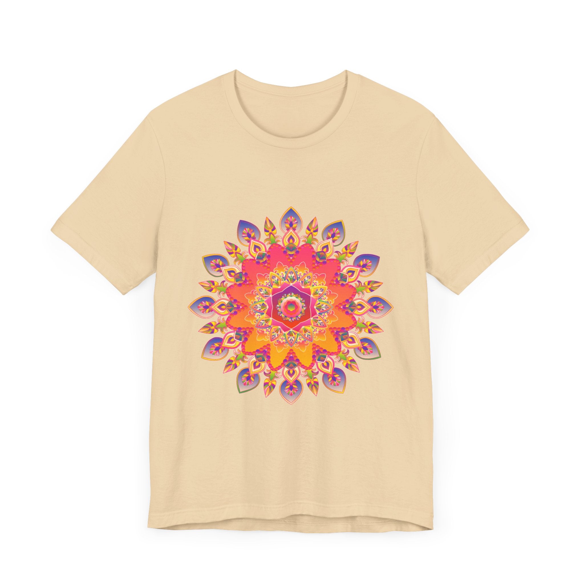 Vibrant Mandala T-Shirt - Colorful Spiritual Design alt text 24