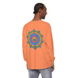 Intricate Mandala Long Sleeve T-Shirt featuring a detailed, colorful mandala design