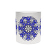 10th Anniversary Metallic Mug "10 Years Strong" - Hand Drawn Mandala Design in Gold & Silver | Perfect Tin/Aluminum Anniversary Gift - Blululi