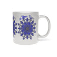 10th Anniversary Metallic Mug "10 Years Strong" - Hand Drawn Mandala Design in Gold & Silver | Perfect Tin/Aluminum Anniversary Gift - Blululi