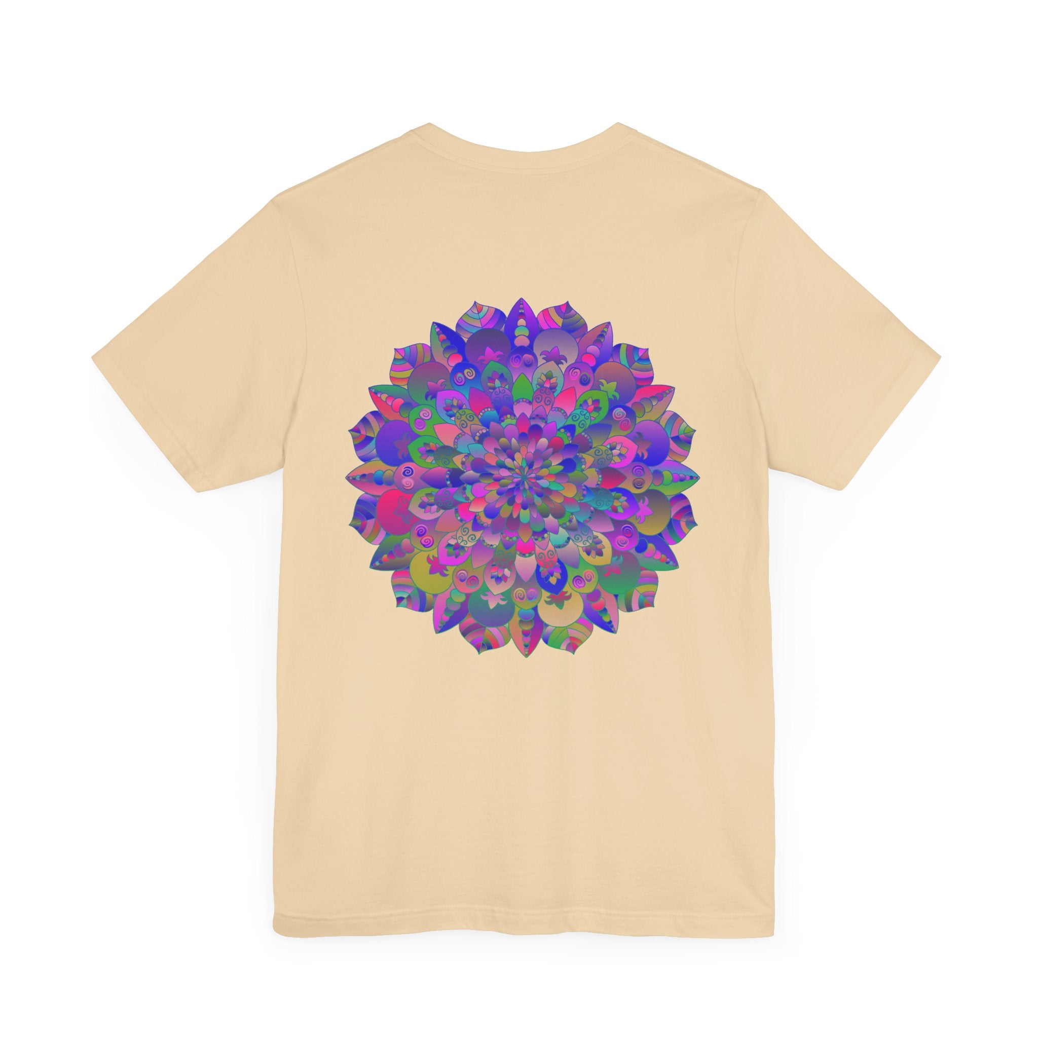  Vibrant Mandala Tee featuring vibrant colors and intricate mandala patterns 