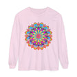 Colorful Mandala Long Sleeve T-Shirt - Psychedelic Art 14