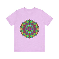 Vibrant Mandala Tee featuring cosmic and interconnected design in various colors