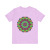 Vibrant Mandala Tee featuring cosmic and interconnected design in various colors