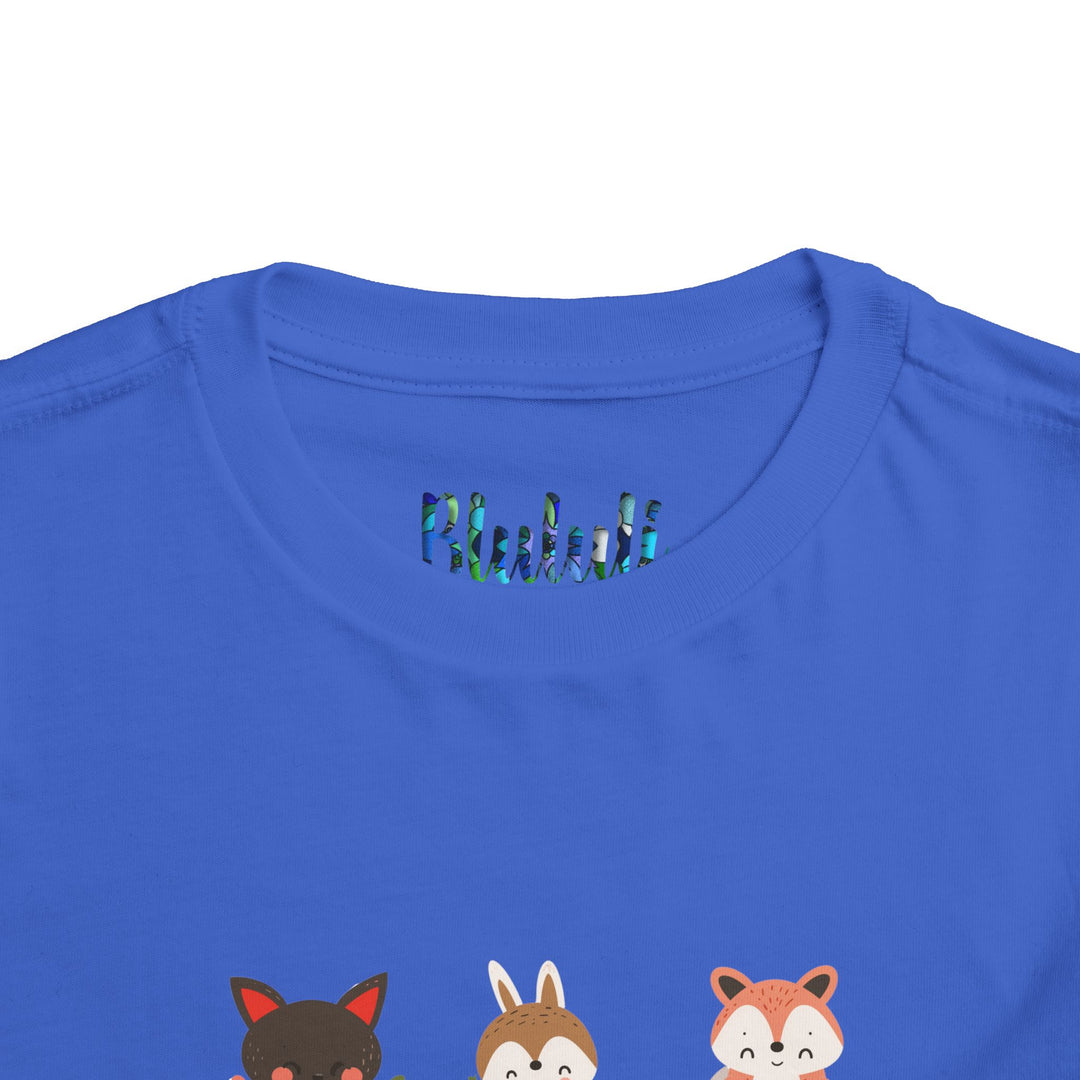 Animal Love Toddler Tee, Cute Cartoon Animals T-Shirt for Kids