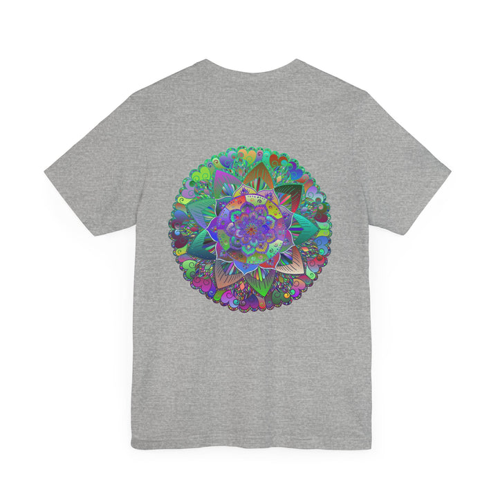 Vibrant mandala t-shirt featuring intricate design for spiritual peace & harmony