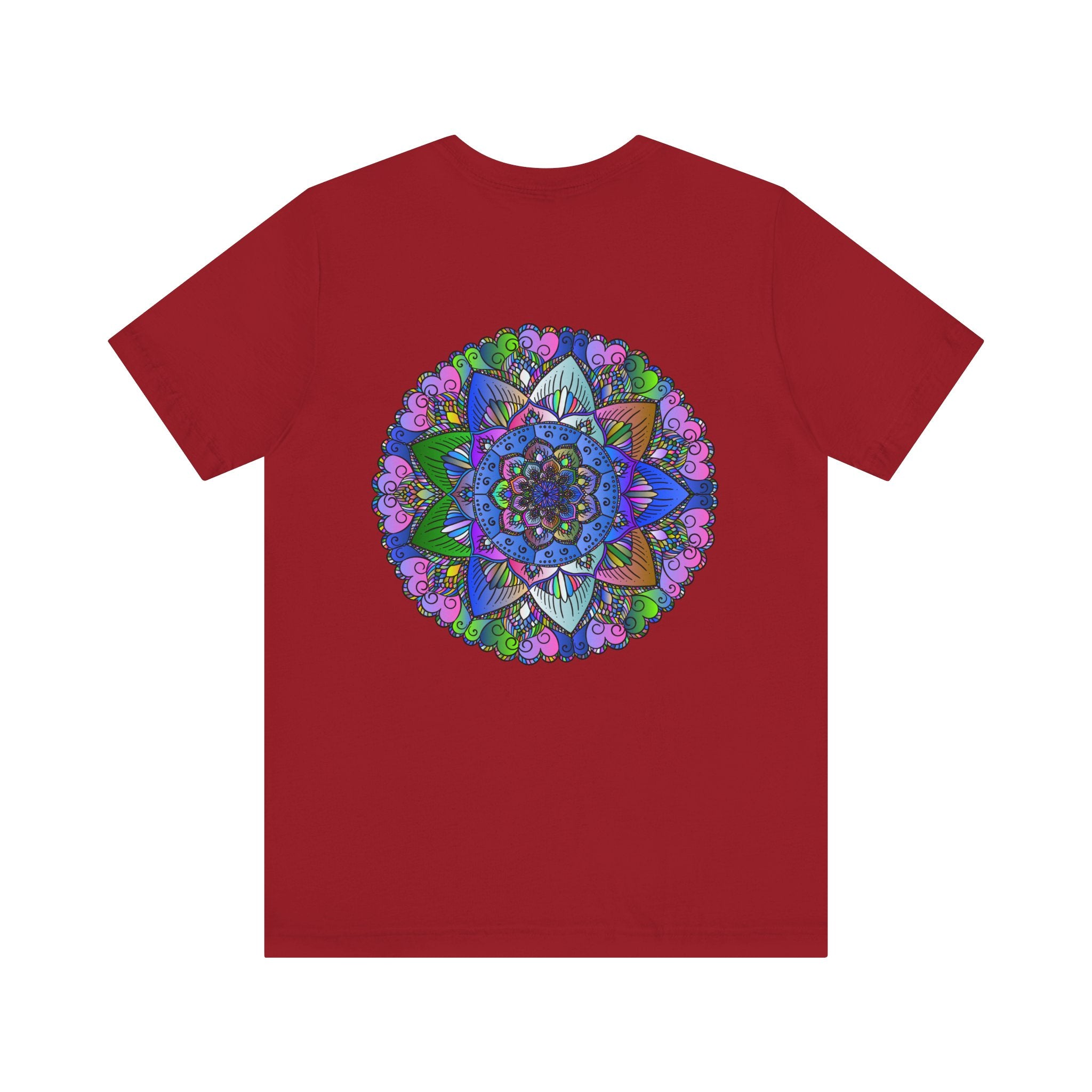 Vibrant Mandala T-Shirt featuring intricate spiritual design for peaceful vibes