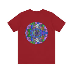 Vibrant Mandala T-Shirt featuring intricate spiritual design for peaceful vibes