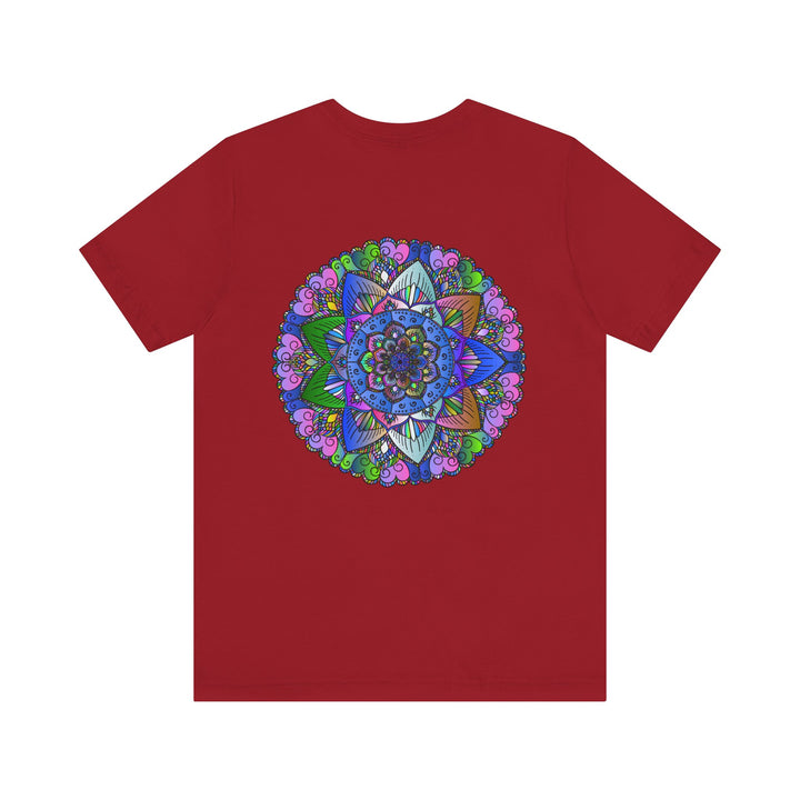 Vibrant Mandala T-Shirt featuring intricate spiritual design for peaceful vibes