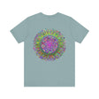 A beautiful Mandala Tee featuring intricate designs symbolizing spiritual peace and harmony