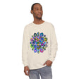 Colorful and intricate mandala design long sleeve t-shirt for vibrant fashion
