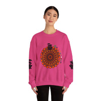 A comfortable unisex Halloween sweatshirt featuring cute ghosts on a Heavy Blend™ Crewneck Sweatshirt