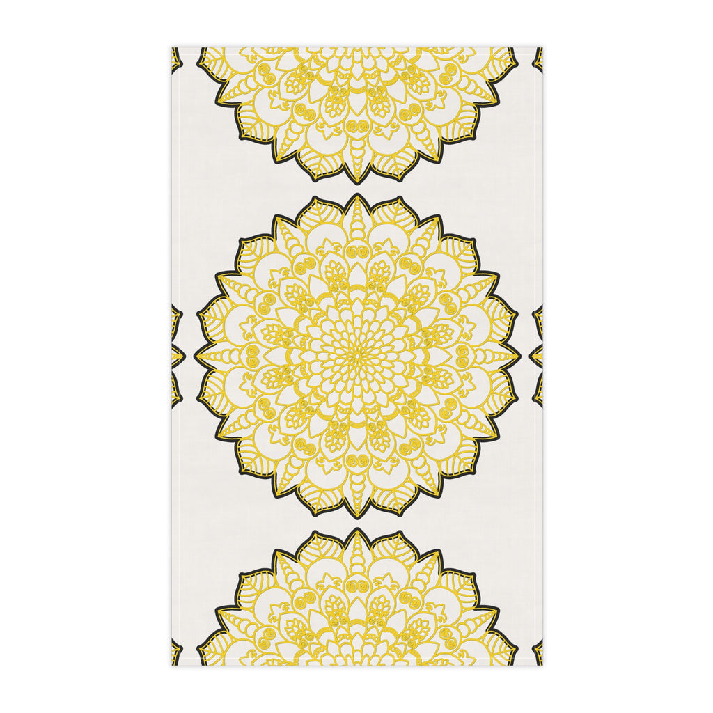 Sunny Floral Cotton Tea Towels for Bright Kitchen Aesthetics