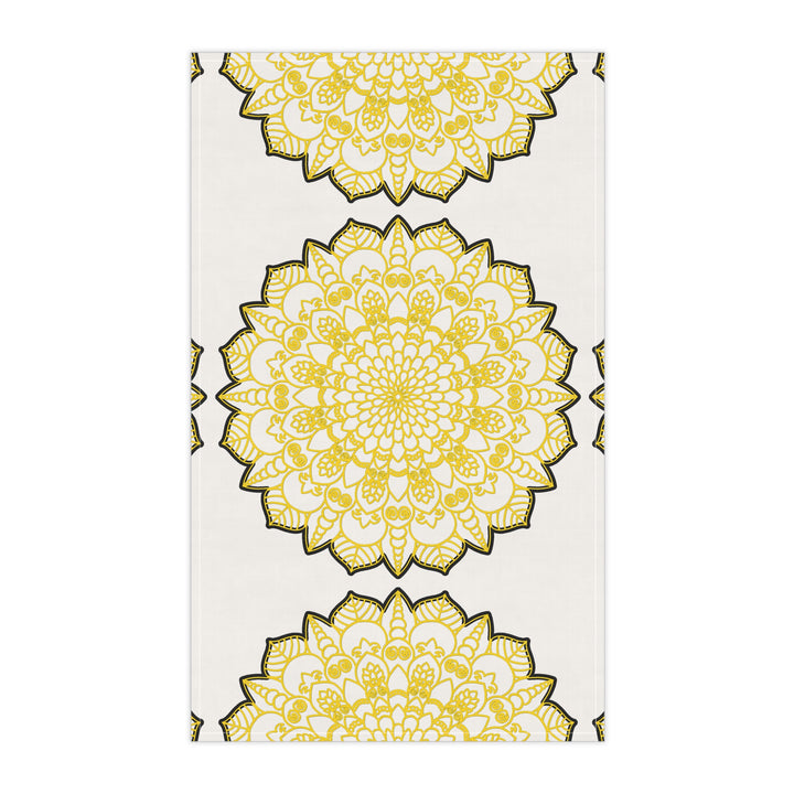 Sunny Floral Cotton Tea Towels for Bright Kitchen Aesthetics