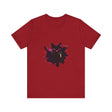 Black Cat Mystery T-Shirt featuring a bold and colorful design, perfect for adding a touch of intrigue to your wardrobe