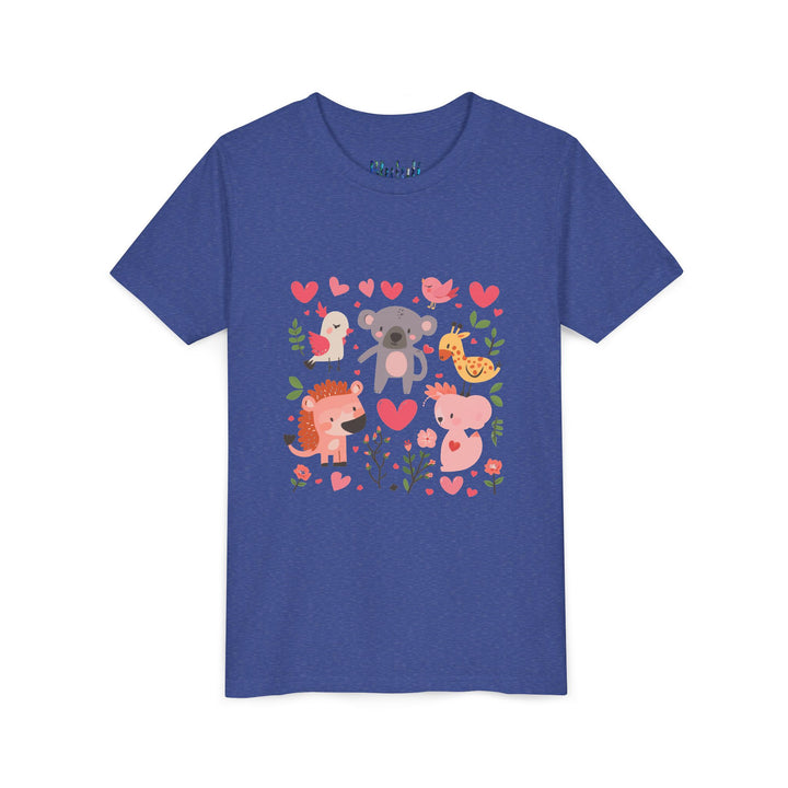 Adorable Animal Love Youth Tee, Cute Kids Shirt, Animal Graphic Tee, Children's Gift, Birthday or Holiday Outfit