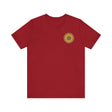 Colorful and intricate Vibrant Mandala Tee featuring symbols of Peace and Harmony