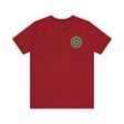 Beautiful and vibrant mandala design t-shirt promoting peace and harmony