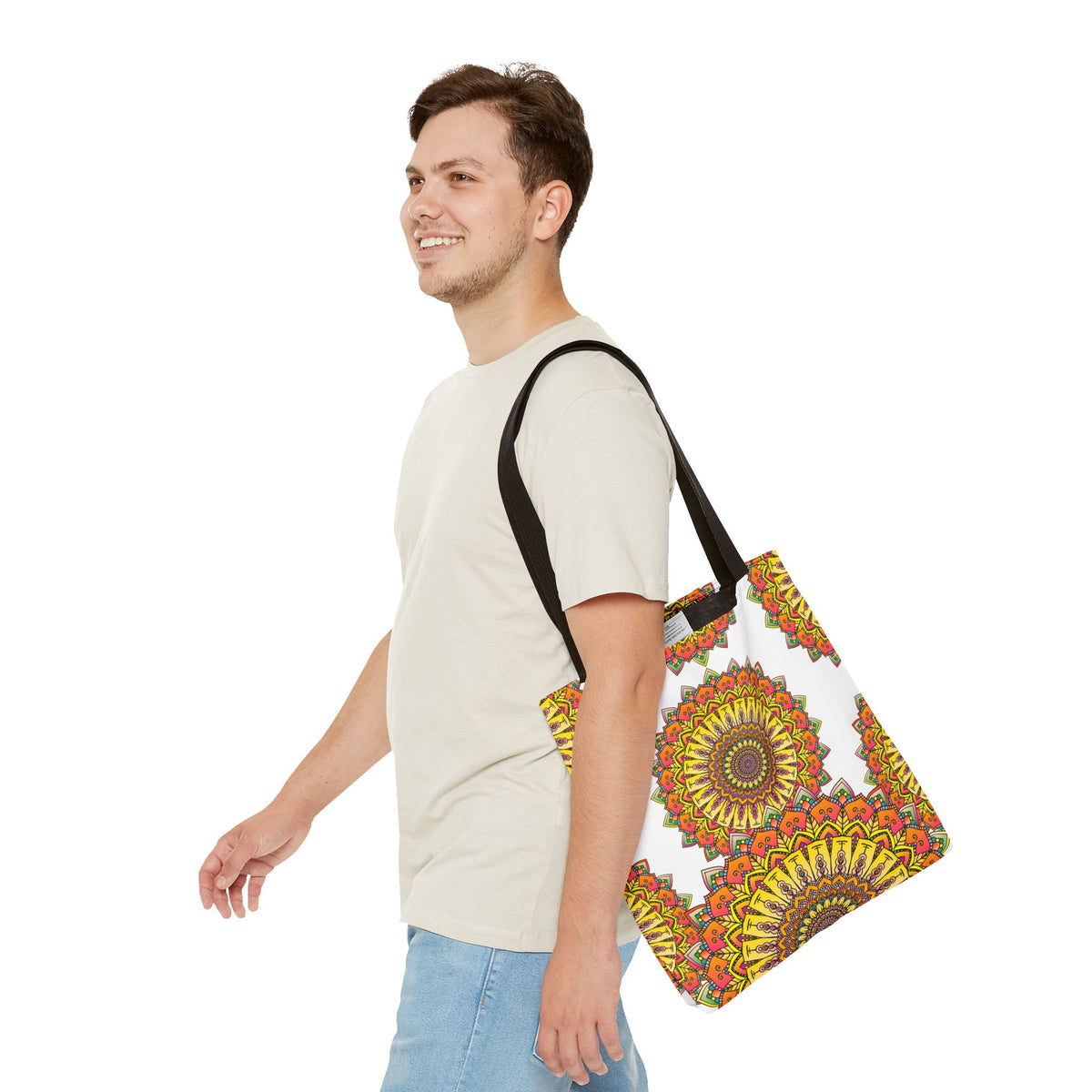 Solar Mandala Tote Bag