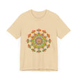 Vibrant Mandala Tee featuring a colorful and intricate design, perfect for adding a pop of color to any outfit