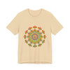 Vibrant Mandala Tee featuring a colorful and intricate design, perfect for adding a pop of color to any outfit