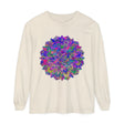 Colorful and intricate mandala design long sleeve t-shirt for vibrant style