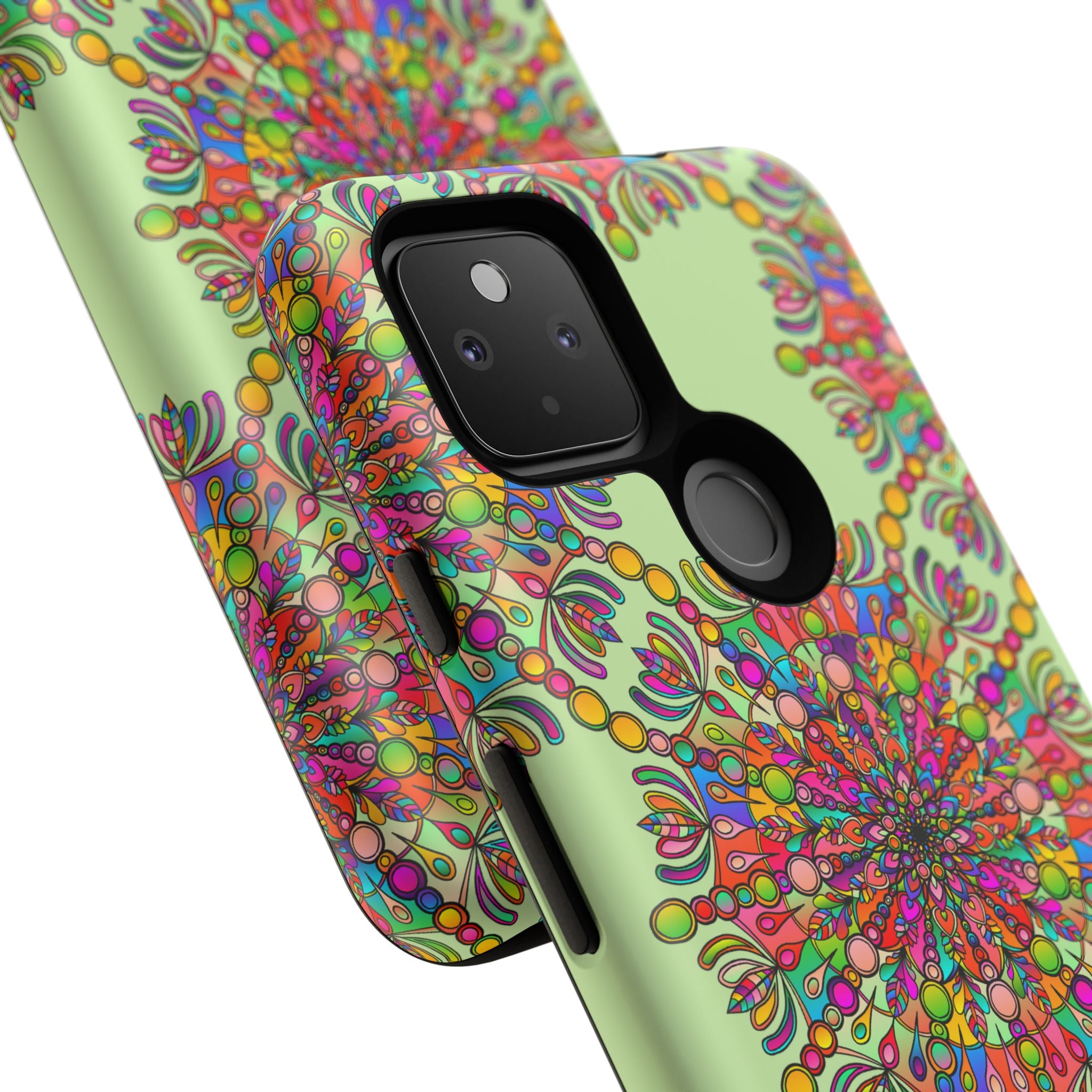 Vibrant Mandala iPhone & Google Pixel Case | Tough Cases