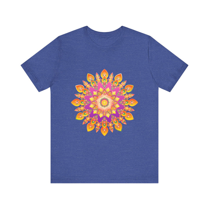 Vibrant Mandala T-Shirt featuring intricate and colorful design perfect for casual wear